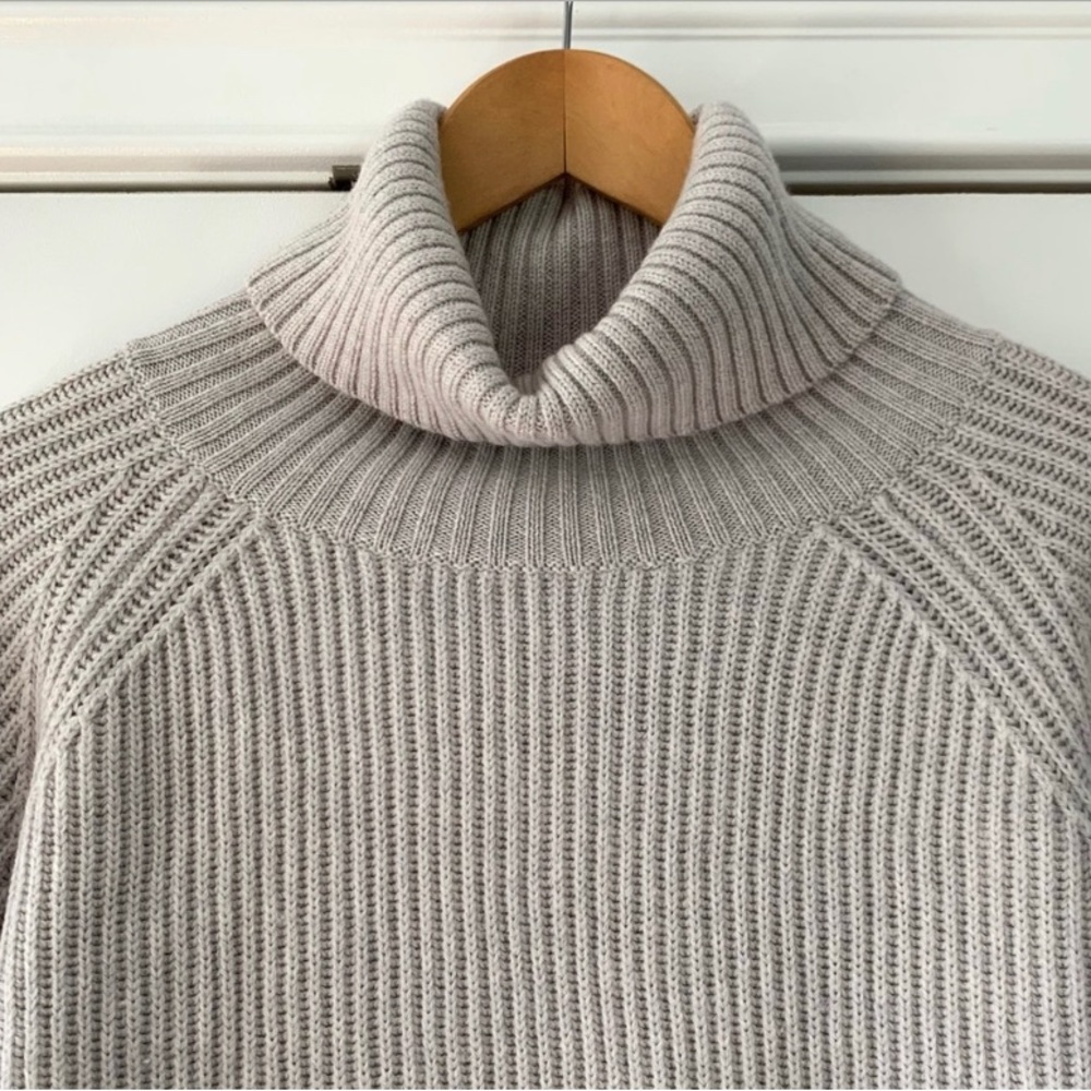 Merino Wool Turtleneck Sweater - Picture 3 of 5